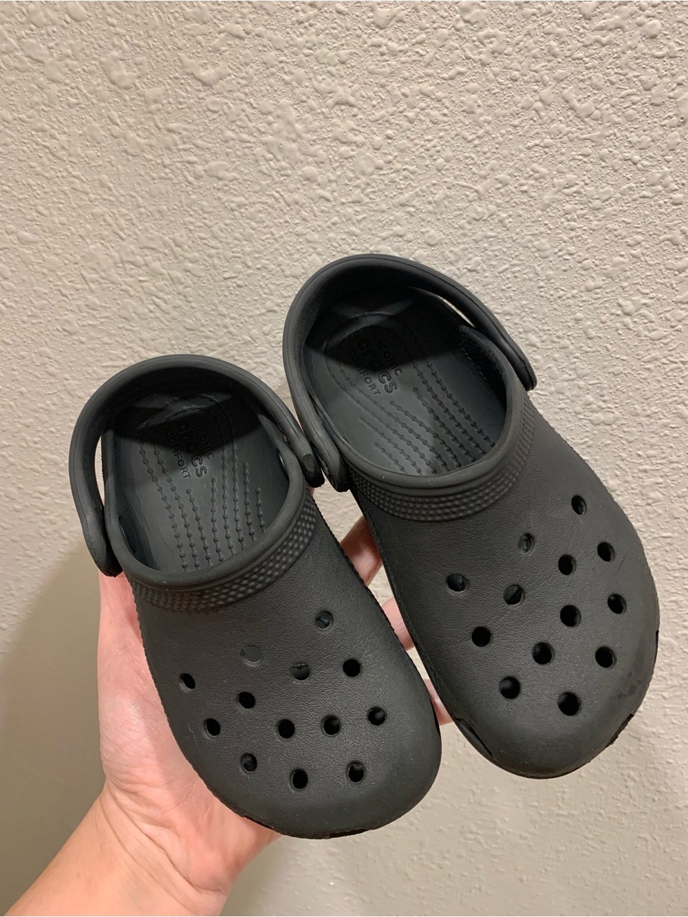Kids Black Clog Shoes - CROCS
